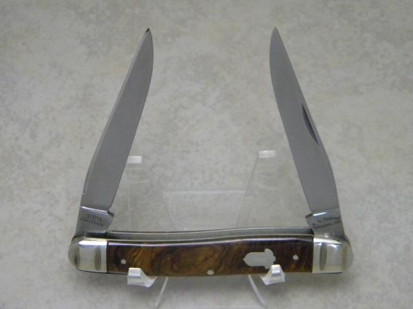 A.G. Russel Springdale, Ark. (Made in Germany) Burl Wood Muskrat Knife c.1991 A.G. Russel Springdale, Ark. (Made in Germany) Burl Wood Muskrat Knife c.1991