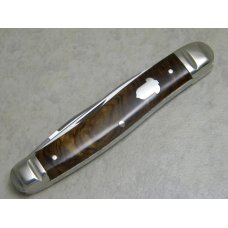 A.G. Russel Springdale, Ark. (Made in Germany) Burl Wood Muskrat Knife c.1991 A.G. Russel Springdale, Ark. (Made in Germany) Burl Wood Muskrat Knife c.1991