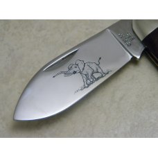 Case XX USA 5 Dot (1975) Wood 6250 "Last of the Great Bulls" Elephant Toe Knife Case XX USA 5 Dot (1975) Wood 6250 "Last of the Great Bulls" Elephant Toe Knife