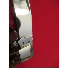 Case XX Silver Script Bone Handle Trapper Pattern # 6254 SS Case XX Silver Script Bone Handle Trapper Pattern # 6254 SS
