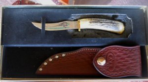 Case Small Game Knife Stag 1980's 