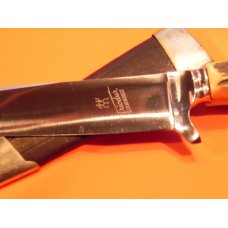 Vintage J A Henckels Skinning / Hunting Knife with Original Sheath & Great STAG Handles! NOS - NM/M Vintage J A Henckels Skinning / Hunting Knife with Original Sheath & Great STAG Handles! NOS - NM/M