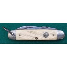 Ulster White Handled Boy Scout Knife 