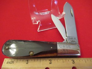 Case XX Ten Dot Red Bone Barlow Pattern # 62009