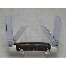 Bulldog Brand Germany Orange Blue Black Congress Knife - Federal Shield Bulldog Brand Germany Orange Blue Black Congress Knife - Federal Shield