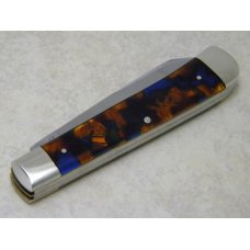 Bulldog Brand Germany Orange Blue Black Trapper Knife - Federal Shield Bulldog Brand Germany Orange Blue Black Trapper Knife - Federal Shield