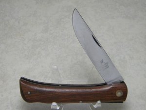 J.A. Henckels Solingen Germany Wood Large Sodbuster Lockback Knife