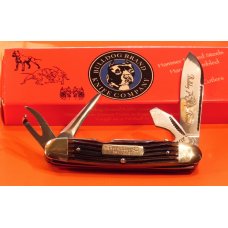 Bulldog Brand Hammer Forged 4 Blade Scout Pocket Knife w/ Winter Bottom Bone Handles -NOS & M/NM Bulldog Brand Hammer Forged 4 Blade Scout Pocket Knife w/ Winter Bottom Bone Handles -NOS & M/NM