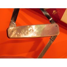 Vint J A Henckels, 2 Blade +File Gentlemens Pocket knife w Fiery Multi-Color Mother of Pearl Handles Vint J A Henckels, 2 Blade +File Gentlemens Pocket knife w Fiery Multi-Color Mother of Pearl Handles