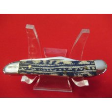 Case 2008 Blue Jean Bone Handle Peanut Pattern # 6220 SS Case 2008 Blue Jean Bone Handle Peanut Pattern # 6220 SS