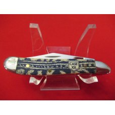 Case 2008 Blue Jean Bone Handle Peanut Pattern # 6220 SS Case 2008 Blue Jean Bone Handle Peanut Pattern # 6220 SS