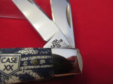 Case XX 2008 Blue Jean Bone Saddle Horn Pattern # TB 62110 SS Case XX 2008 Blue Jean Bone Saddle Horn Pattern # TB 62110 SS
