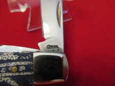 Case XX 2008 Blue Jean Bone Saddle Horn Pattern # TB 62110 SS Case XX 2008 Blue Jean Bone Saddle Horn Pattern # TB 62110 SS