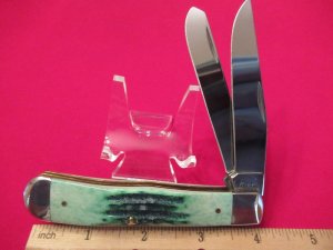 Case XX 2002 Green Bone Trapper # 6254 SS  (No Shield)
