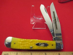 Case XX 2002 Yellow Bone Trapper Pattern # 6254 SS  1 of 3000