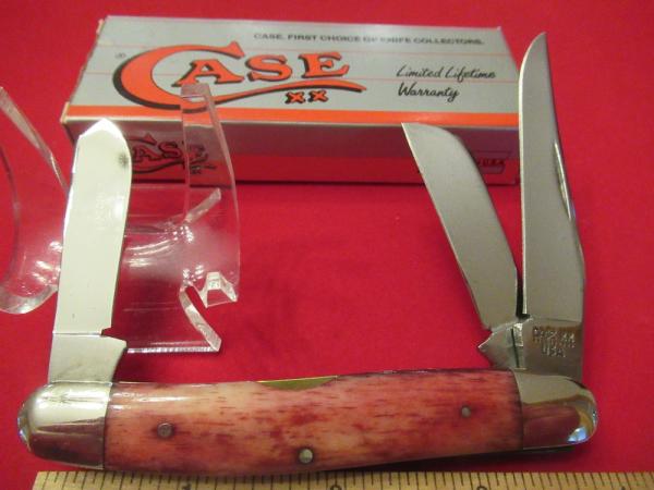 1980 Case XX Smooth Red Bone Stockman Pattern # SR6347 1/2 1980 Case XX Smooth Red Bone Stockman Pattern # SR6347 1/2