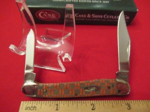 Case XX 2005 Lazer Red Bone Handle Baby Copperhead Pattern # 62109X SS