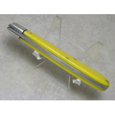 Robeson Shuredge USA 512872 Yellow "Robeson Shuredge Frozen Heat" Etched Swing Guard Knife c.1950's Robeson Shuredge USA 512872 Yellow "Robeson Shuredge Frozen Heat" Etched Swing Guard Knife c.1950's