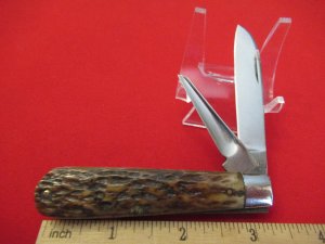 Utica Cutlery  Co. Utica NY USA 2 Blade Bone Jack with Punch