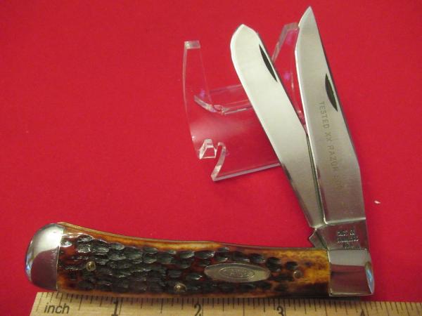 Case XX Ten Dot Red Bone Trapper pattern # 6254 SSP Case XX Ten Dot Red Bone Trapper pattern # 6254 SSP