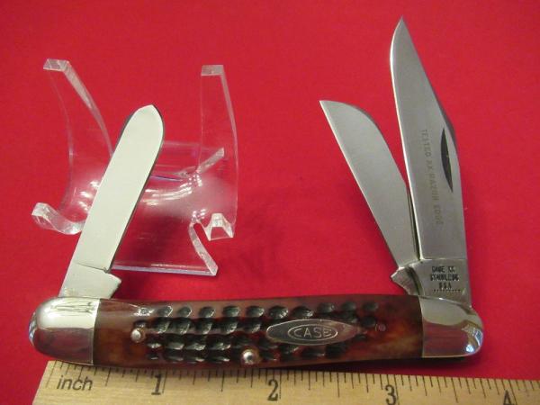 Case XX 1971 Red Bone Stockman Pattern # 6347 HP SSP Case XX 1971 Red Bone Stockman Pattern # 6347 HP SSP