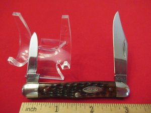 Case XX USA Red Bone Half Whittler Pattern 6208