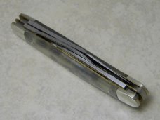 Bulldog Brand Germany Silver Fingerprint Stockman Knife c.2004 - Federal Shield Bulldog Brand Germany Silver Fingerprint Stockman Knife c.2004 - Federal Shield