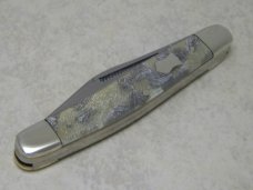 Bulldog Brand Germany Silver Fingerprint Stockman Knife c.2004 - Federal Shield Bulldog Brand Germany Silver Fingerprint Stockman Knife c.2004 - Federal Shield