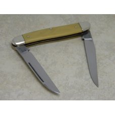 Bulldog Brand Germany Waterfall "Fort City Knife Collectors" Hawbaker Muskrat Knife c.1996 Bulldog Brand Germany Waterfall "Fort City Knife Collectors" Hawbaker Muskrat Knife c.1996