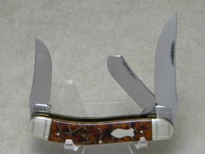 Bulldog Brand Germany Oyster Shell Sowbelly Stockman Knife c.2004