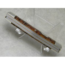 Bulldog Brand Germany Oyster Shell Medium Stockman Knife - "Bulldog Brand" Etch Bulldog Brand Germany Oyster Shell Medium Stockman Knife - "Bulldog Brand" Etch