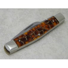Bulldog Brand Germany Oyster Shell Medium Stockman Knife - "Bulldog Brand" Etch Bulldog Brand Germany Oyster Shell Medium Stockman Knife - "Bulldog Brand" Etch