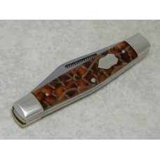 Bulldog Brand Germany Oyster Shell Medium Stockman Knife c.2004 Bulldog Brand Germany Oyster Shell Medium Stockman Knife c.2004