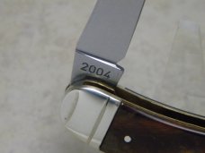 Bulldog Brand Germany Caramel Swirl Sowbelly Stockman Knife c.2004