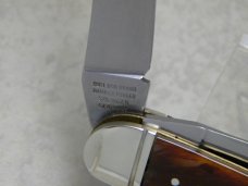 Bulldog Brand Germany Caramel Swirl Sowbelly Stockman Knife c.2004