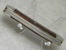 Bulldog Brand Germany Caramel Swirl Sowbelly Stockman Knife c.2004
