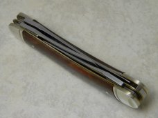Bulldog Brand Germany Caramel Swirl Sowbelly Stockman Knife c.2004