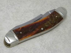 Bulldog Brand Germany Caramel Swirl Sowbelly Stockman Knife c.2004