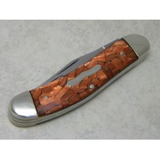 Fight'n Rooster Germany Celebrated Bronze Chip Sowbelly Knife - 1 of 70 Fight'n Rooster Germany Celebrated Bronze Chip Sowbelly Knife - 1 of 70