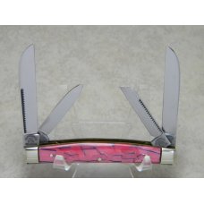 Fight'n Rooster Germany Celebrated Pink Cracked Pearl Congress Knife - 1 of 200 Fight'n Rooster Germany Celebrated Pink Cracked Pearl Congress Knife - 1 of 200