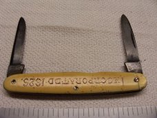 Miller Bros Cut Co Meriden  - Office Style Advertising Knife  Well Used  - Circa 1872-1926