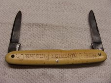 Miller Bros Cut Co Meriden  - Office Style Advertising Knife  Well Used  - Circa 1872-1926