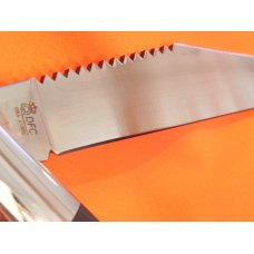 Queen Large Fisherman's Barlow Knife w Beautiful Wood Handles -Carbon Blade - Queen City Blade Etch Queen Large Fisherman's Barlow Knife w Beautiful Wood Handles -Carbon Blade - Queen City Blade Etch