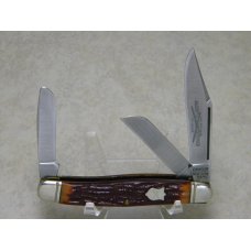 Camillus New York USA Delrin "Razor Edged Stainless" 179 Stockman Knife & Pocket Steel in Box Camillus New York USA Delrin "Razor Edged Stainless" 179 Stockman Knife & Pocket Steel in Box
