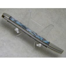 Bulldog Brand Germany Abalone Swirl "Anno Domini 2000" Etch Large Toothpick Knife c.2000 Bulldog Brand Germany Abalone Swirl "Anno Domini 2000" Etch Large Toothpick Knife c.2000
