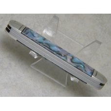 Bulldog Brand Germany Abalone Swirl Cattle King Knife c.1993 - High Carbon Steel - No Etch Bulldog Brand Germany Abalone Swirl Cattle King Knife c.1993 - High Carbon Steel - No Etch