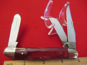 1980 Case XX Smooth Red Bone Stockman Pattern # SR 6347 1/2 