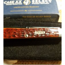 2002 Case XX Select 2 blade doctors knife. Mint in box. Unused, factory edge and uncarried. Red bone 2002 Case XX Select 2 blade doctors knife. Mint in box. Unused, factory edge and uncarried. Red bone