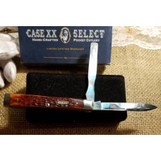 2002 Case XX Select 2 blade doctors knife. Mint in box. Unused, factory edge and uncarried. Red bone 2002 Case XX Select 2 blade doctors knife. Mint in box. Unused, factory edge and uncarried. Red bone