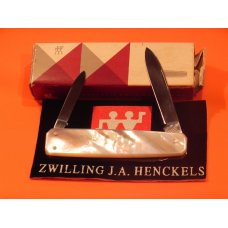 J A Henckels, 2 Blade +File Gentlemens Pocket knife w Multi-Color Fiery Mother of Pearl Handles J A Henckels, 2 Blade +File Gentlemens Pocket knife w Multi-Color Fiery Mother of Pearl Handles